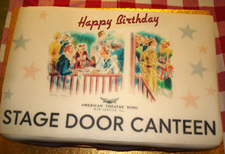 Stage Door Canteen birthday cake