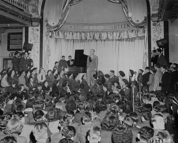 Bing Crosby at Stage Door Canteen London