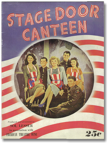 Stage Door Canteen 1943 movie programme